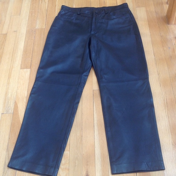 Alfani by Macy's Other - REDUCED 🎉NWOT  Men’s Black Leather Pants