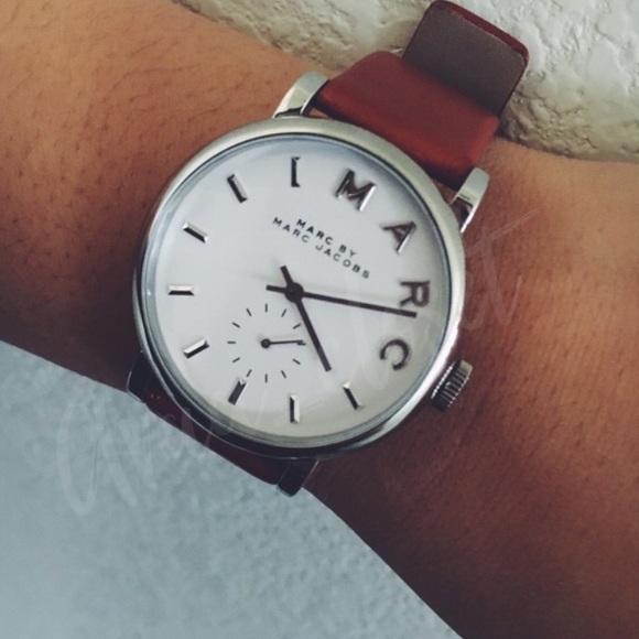 marc jacobs baker watch silver