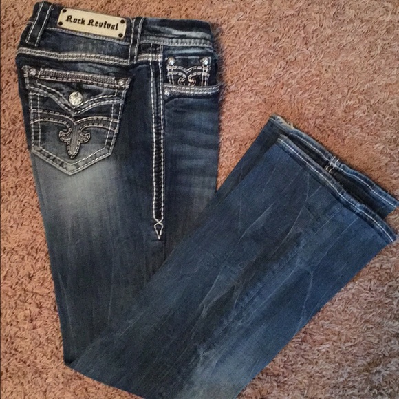Rock Revival jeans.    Mia Boots