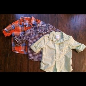 Infant/Toddler--button down shirts--size 12