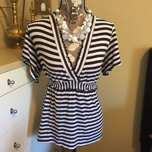 ⬇️ BCBG Maxazria Striped Top