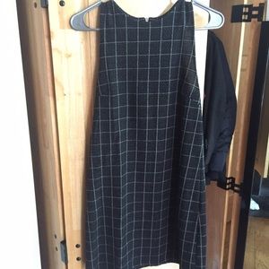 Black and White Grid Dress