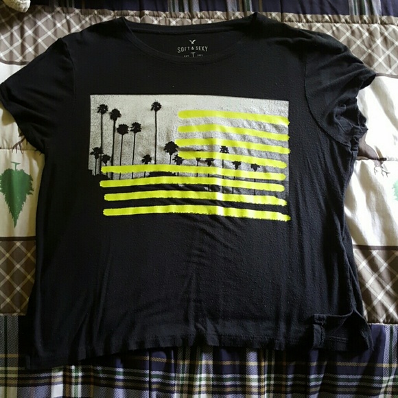 Crop top "soft & sexy" T-shirt