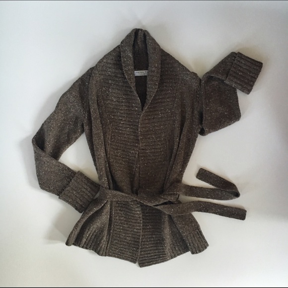 Trina Turk Sweaters - Trina Turk Belted Knit Cardigan