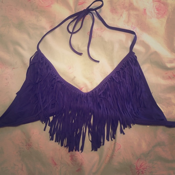 L*space Fringe Bikini Top