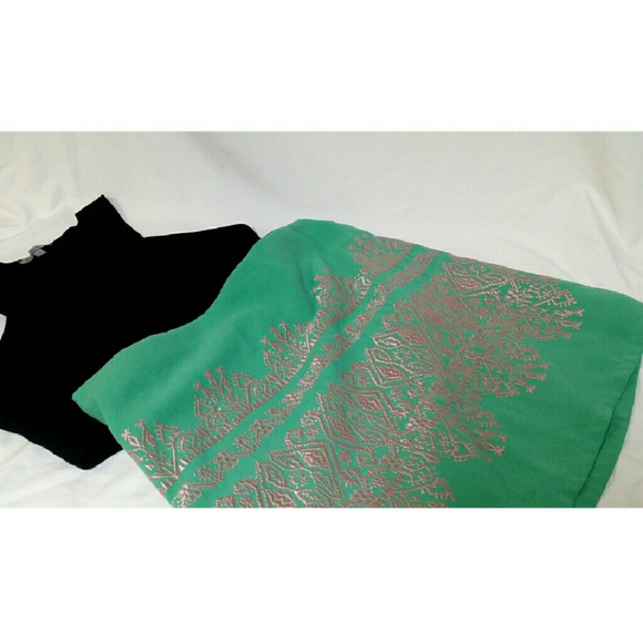 Harper Teal Mini Skirt
