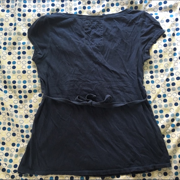 Navy Blue Hollister Top - Picture 4 of 4