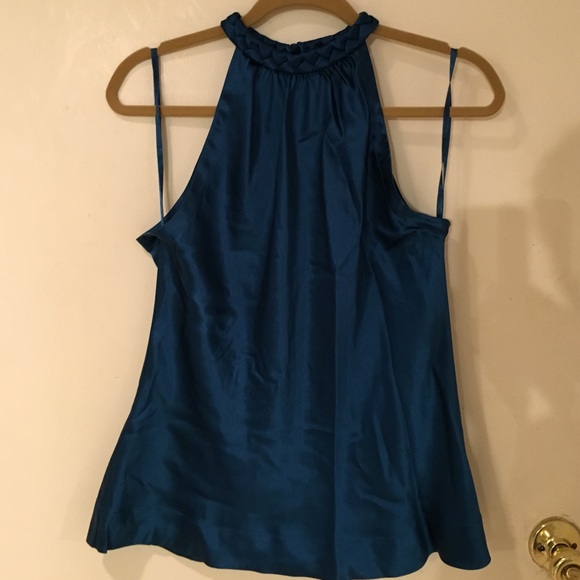 Banana Republic Silk teal colored blouse
