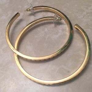 J. Crew Classic Gold Hoop Earrings