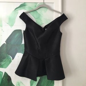 Cameo the Label Tops - NWT Cameo the Label Your Song Black Bustier Peplum Cameo the Label Tops - NWT Cameo the Label Your Song Black Bustier Peplum