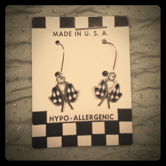NASCAR earring.