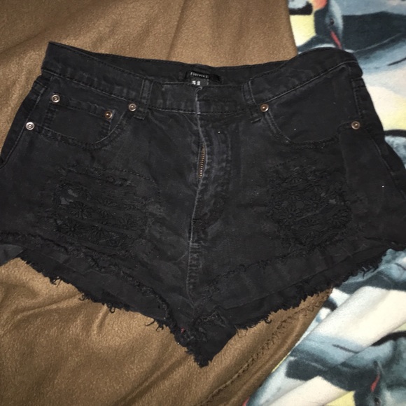 Black shorts