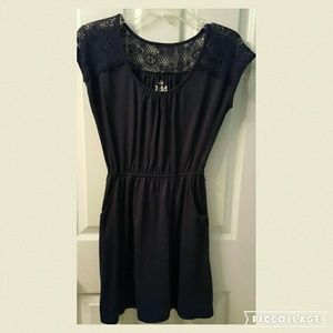 Navy dress with pockets