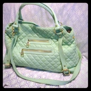 Steve Madden Mint Green Large Tote