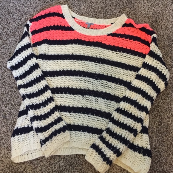 *❗️FINAL PRICE❗️* Striped open weave sweater