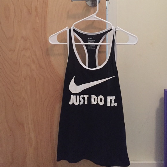 Nike "just do it" racerback tank