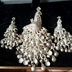 925 Sterling silver pendient & earrings