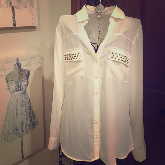 Express Studded Portofino Shirt