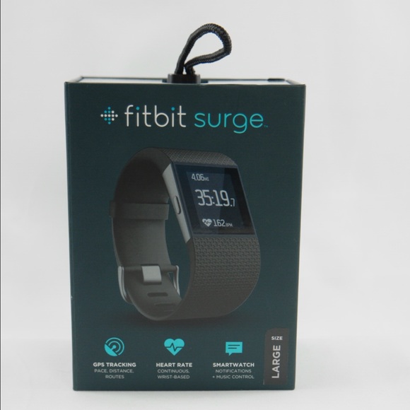 Fitbit surge large black band