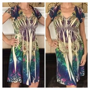 🌎UNITY by ONE WORLD Paisley and Floral Dress