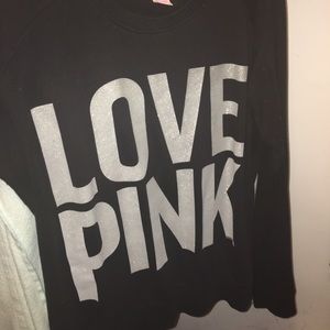 Black pink sweatshirt
