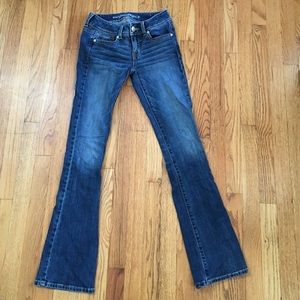 Kick boot style jeans from American Eagle