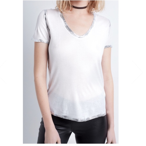 ZADIG & VOLTAIRE FOIL TEE