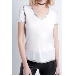 ZADIG & VOLTAIRE FOIL TEE