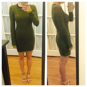ALC herringbone wool dress