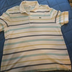 MENS Lacoste striped polo