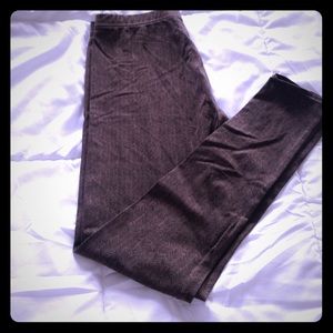NWOT Athlete brown herringbone leggings