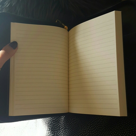 Black "Notes" Notebook - Picture 2 of 3