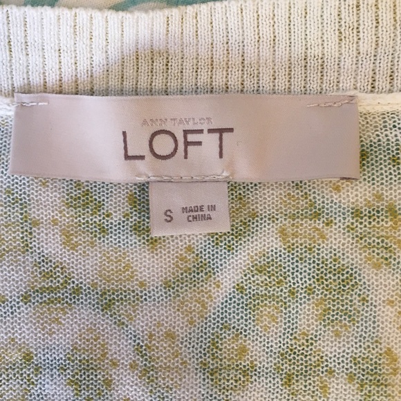 Cute Yellow Patterned Lightweight Loft Sweater - image 2