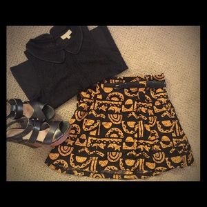 •FOREVER XXI• Tribal print belted mini skirt