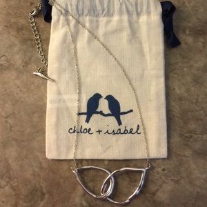 Chloe + Isabel silver interlocked necklace
