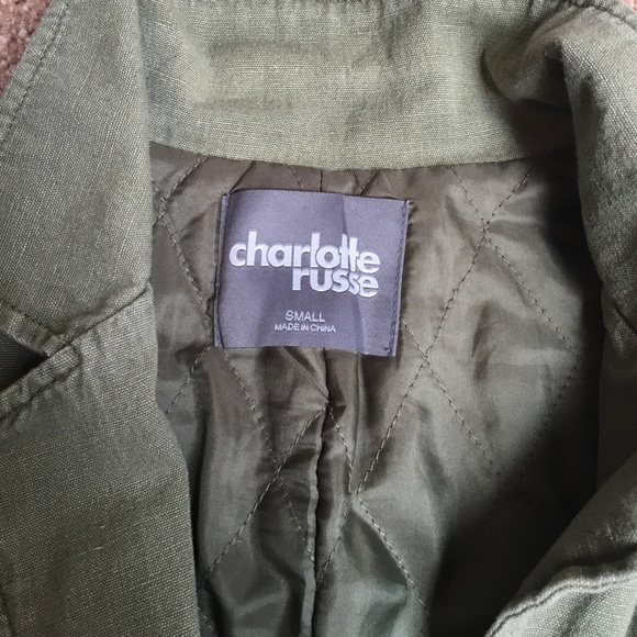 Green Army Zip-up Jacket - Picture 3 of 3