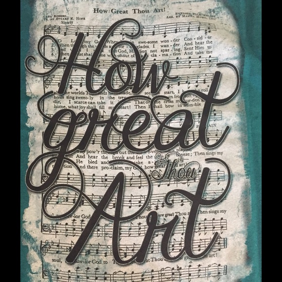 How Great Thou Art T-Shirt🎀HP Style Crush🎀 - Picture 2 of 5
