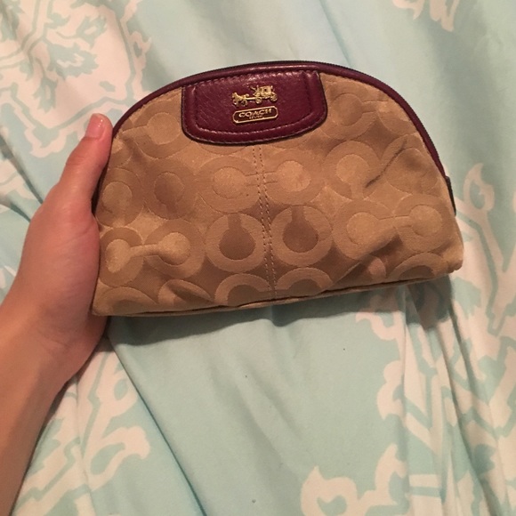 Coach makeup bag