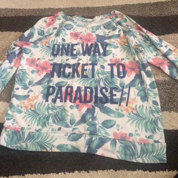 Long sleeve floral shirt