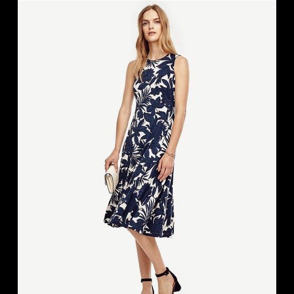 Tropical Swaying Midi Dress
