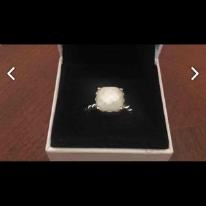 Pandora mother of pearl ring size 8!