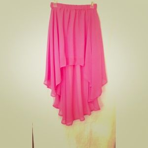 Pink skirt