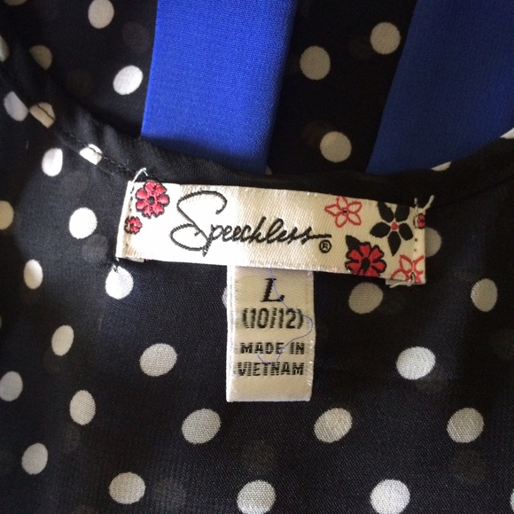 Speechless polka dot chiffon top ✨Host Pick✨ - Picture 4 of 4