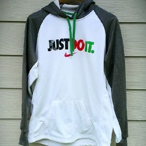 Therma-fit, multicolored logo hoodie