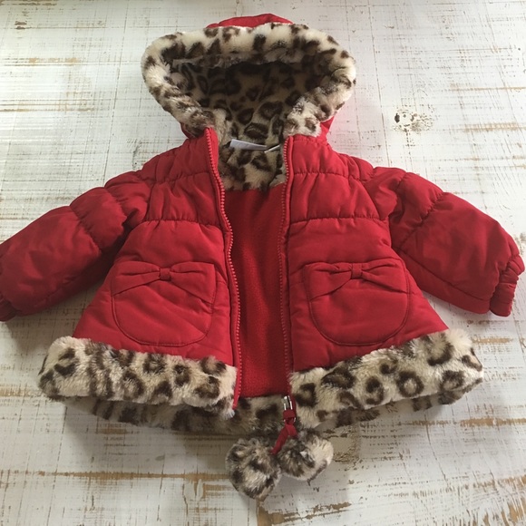 9month red leopard jacket - Picture 1 of 4