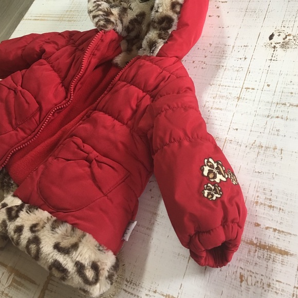 9month red leopard jacket - Picture 4 of 4