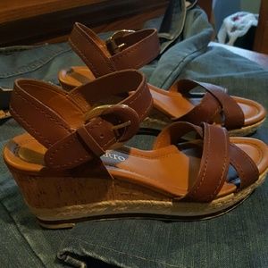 Cute Franco Sarto wedge sandals