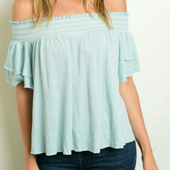 Off The Shoulder Peasant Top