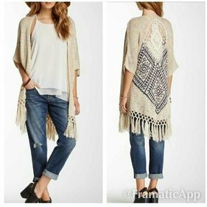 Blu pepper kimono cardigan nwt