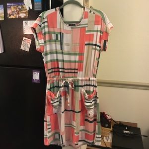 The Webster Casual Stretchy Plaid Dress